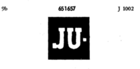 JU- Logo (DPMA, 01/15/1953)