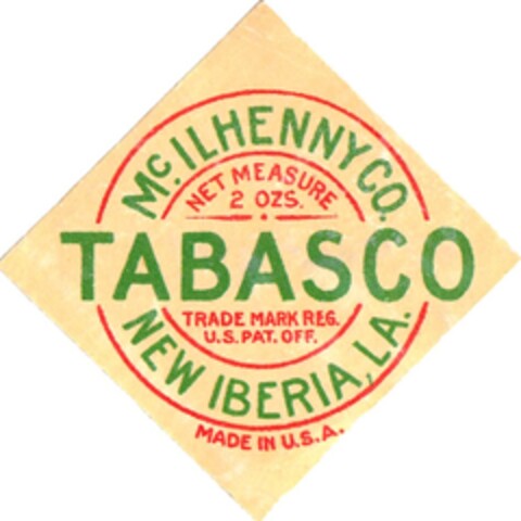 TABASCO Logo (DPMA, 04.12.1933)