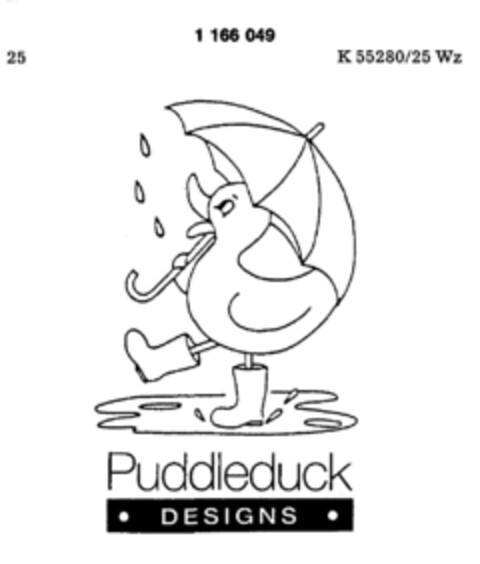 Puddleduck DESIGNS Logo (DPMA, 08.11.1989)