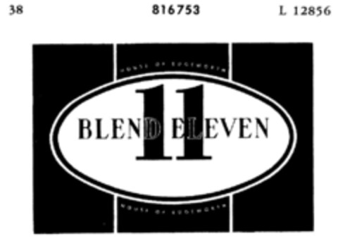 BLEND ELEVEN 11 Logo (DPMA, 01/13/1965)