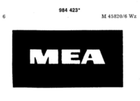 MEA Logo (DPMA, 02.02.1979)