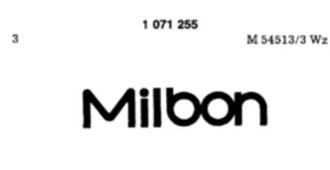 Milbon Logo (DPMA, 22.03.1984)