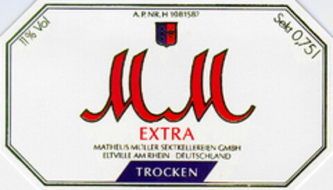 MM EXTRA Logo (DPMA, 26.02.1987)