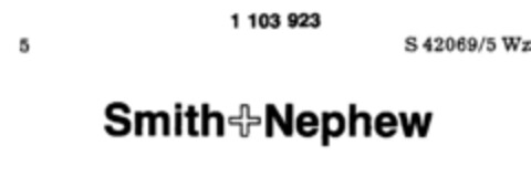 Smith+Nephew Logo (DPMA, 17.07.1985)