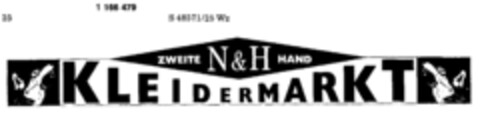 ZWEITE N&H HAND KLEIDERMARKT Logo (DPMA, 10.06.1989)
