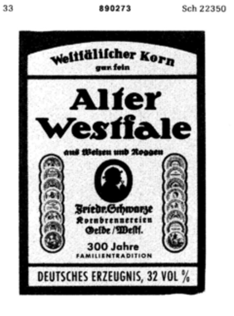 Alter Westfale Logo (DPMA, 19.08.1970)