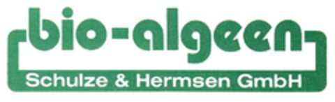 bio-algeen Schulze & Hermsen GmbH Logo (DPMA, 23.11.1983)