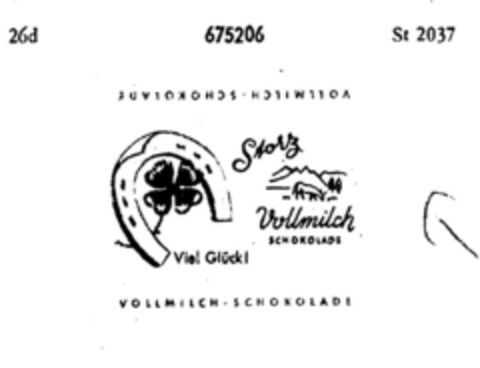 Storz Vollmilch Schokolade Logo (DPMA, 11/10/1953)