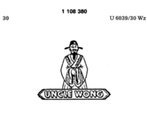UNCLE WONG Logo (DPMA, 08.03.1983)