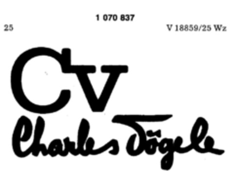 CV Charles Vögele Logo (DPMA, 03/24/1984)