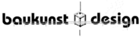 baukunst design Logo (DPMA, 08.05.2000)