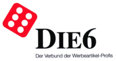 DIE6 Der Verbund der Werbeartikel-Profis Logo (DPMA, 04/17/2008)