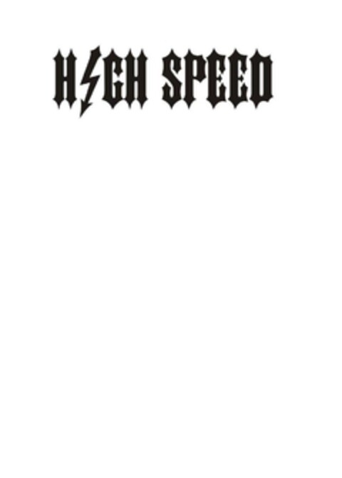 HIGH SPEED Logo (DPMA, 03/12/2010)