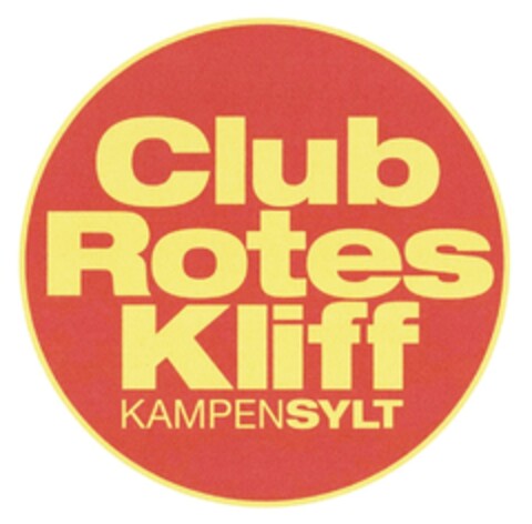 Club Rotes Kliff KAMPENSYLT Logo (DPMA, 15.06.2016)