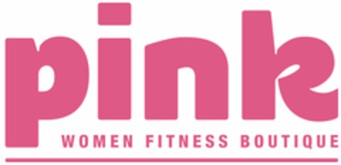 pink WOMEN FITNESS BOUTIQUE Logo (DPMA, 23.04.2024)