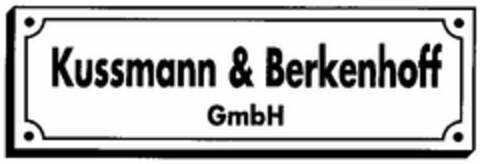 Kussmann & Berkenhoff GmbH Logo (DPMA, 18.06.2004)