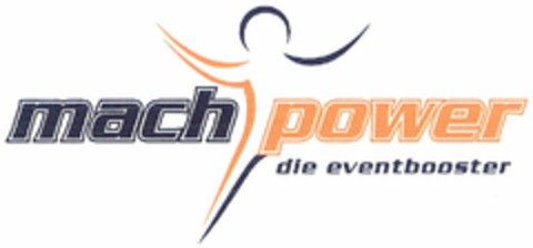 mach power die eventbooster Logo (DPMA, 08.11.2005)