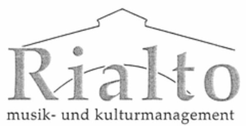 Rialto musik- und kulturmanagement Logo (DPMA, 20.06.2006)