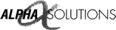 ALPHA SOLUTIONS Logo (DPMA, 02.03.1995)
