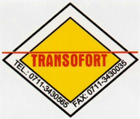 TRANSOFORT Logo (DPMA, 11/21/1995)