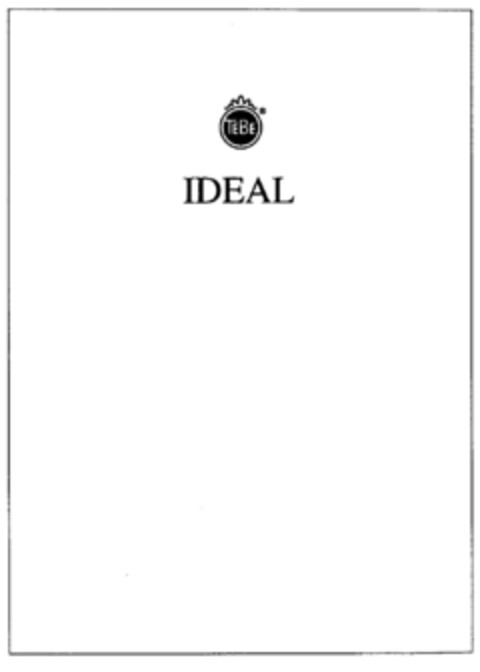 TEBE IDEAL Logo (DPMA, 02/09/1998)