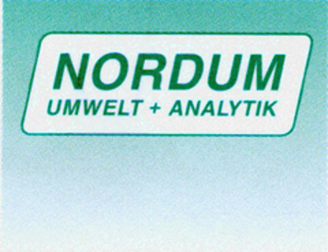 NORDUM UMWELT + ANALYTIK Logo (DPMA, 10.10.1998)