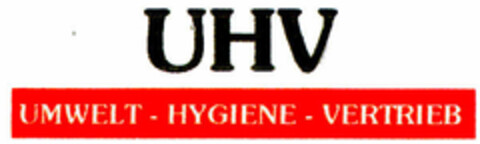 UHV UMWELT-HYGIENE-VERTRIEB Logo (DPMA, 05/03/1999)