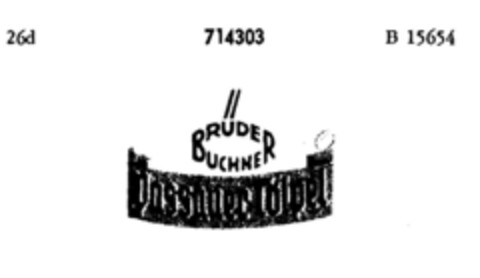 BRÜDER BUCHNER Passauer Tölpel Logo (DPMA, 04.04.1957)