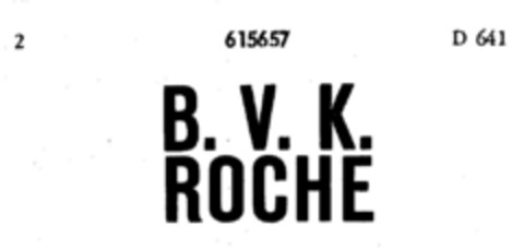 B.V.K. ROCHE Logo (DPMA, 19.04.1950)