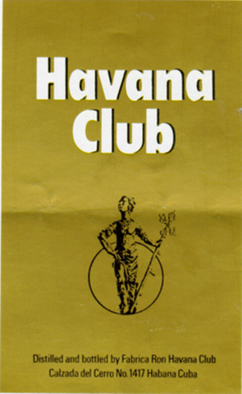 Havana Club Logo (DPMA, 12.12.1972)