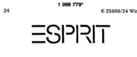 ESPRIT Logo (DPMA, 30.04.1986)