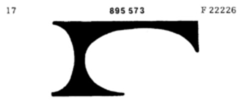 F Logo (DPMA, 13.01.1971)