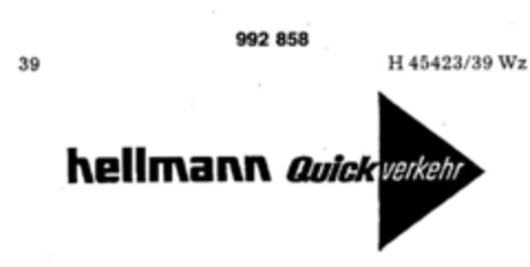 hellmann Quickverkehr Logo (DPMA, 02.04.1979)
