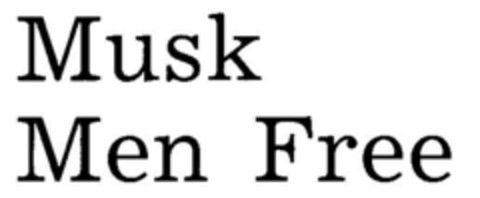 Musk Men Free Logo (DPMA, 20.11.1993)