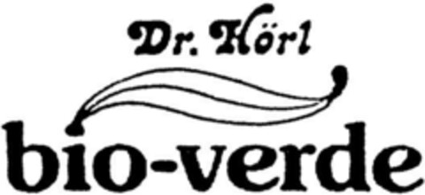 bio-verde Logo (DPMA, 26.09.1992)