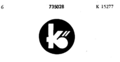 735028 Logo (DPMA, 03.10.1958)