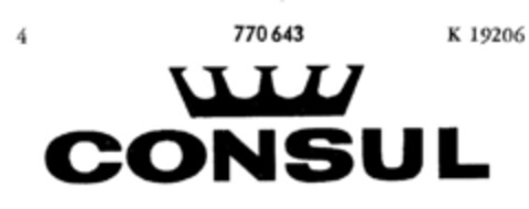 CONSUL Logo (DPMA, 21.09.1961)