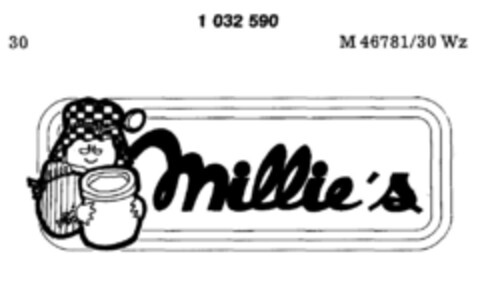 Millie`s Logo (DPMA, 06/05/1979)