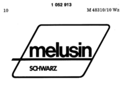 melusin SCHWARZ Logo (DPMA, 21.05.1980)