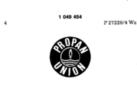 PROPAN UNION Logo (DPMA, 04/16/1980)