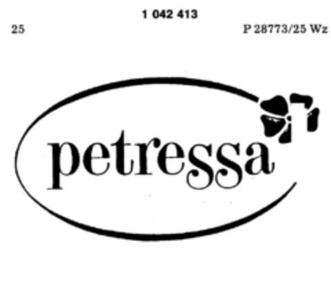 petressa Logo (DPMA, 12.11.1981)