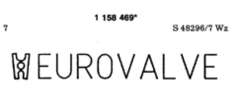 EUROVALVE Logo (DPMA, 04/19/1989)