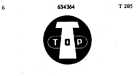 T TOP Logo (DPMA, 06.03.1950)