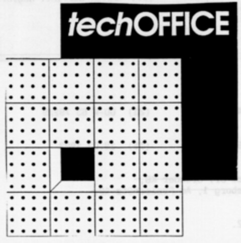 techOFFICE Logo (DPMA, 08/31/1990)