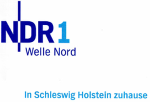 NDR 1 Welle Nord In Schleswig Holstein zuhause Logo (DPMA, 04/04/2001)