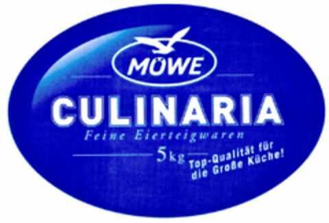 MÖWE CULINARIA Feine Eierteigwaren Logo (DPMA, 09/14/2001)