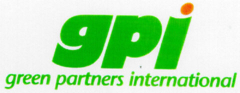 gpi green partner international Logo (DPMA, 27.09.2001)