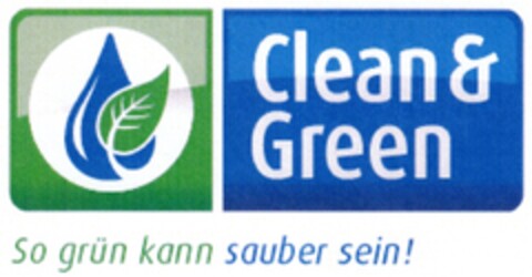 Clean & Green So grün kann sauber sein! Logo (DPMA, 10/30/2008)