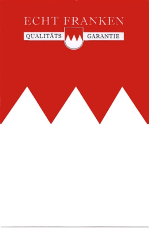 ECHT FRANKEN QUALITÄTS GARANTIE Logo (DPMA, 03.07.2009)