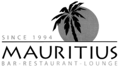 MAURITIUS BAR - RESTAURANT - LOUNGE SINCE 1994 Logo (DPMA, 01.07.2011)